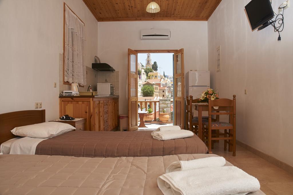 Athina Studios Simi Dış mekan fotoğraf